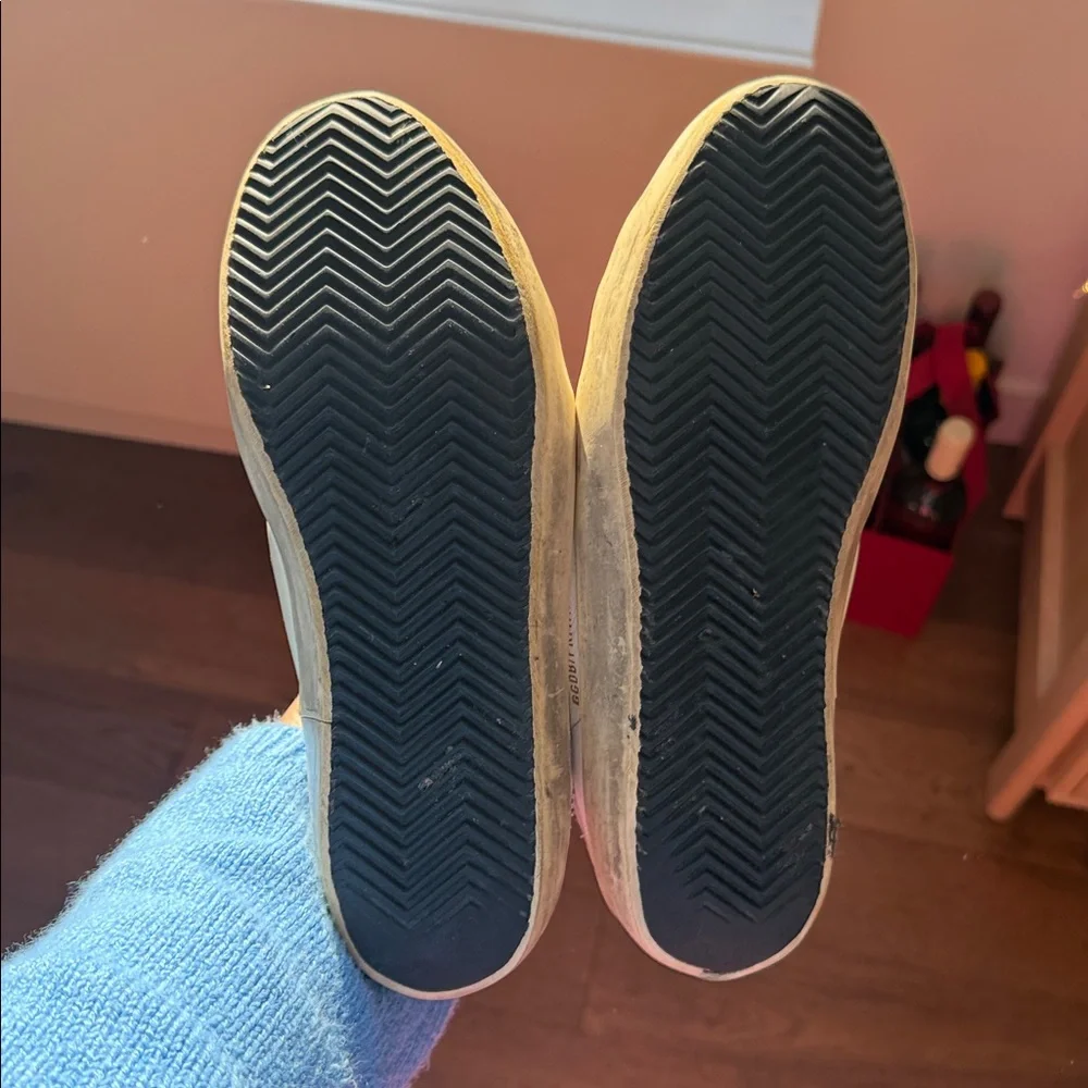 Golden Goose White Sneakers with Glitter Detail - Picture 6 of 7